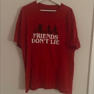 Red Stranger Things Graphic Tee
